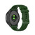 For Xiaomi Watch Color 22mm Checkered Silicone Watch Band(Amy Green)