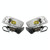 1 Pair Car Modified Front Fog Light for Honda Civic 1992-1995 (Yellow Light)