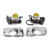 1 Pair Car Modified Front Fog Light for Honda Civic 1992-1995 (Yellow Light)