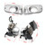 1 Pair Car Modified Front Fog Light for Honda Civic 1992-1995 (Yellow Light)