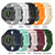 For Amazfit Bip Lite Checkered Silicone Watch Band(Yellow)