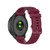 For Huawei Watch GT 2e 22mm Checkered Silicone Watch Band(Wine Red)