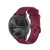 For Huawei Watch GT 2e 22mm Checkered Silicone Watch Band(Wine Red)