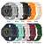For Amazfit GTR 3 Checkered Silicone Watch Band(Black)