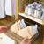 Home Wardrobe Drawer Type Underwear Socks Storage Box Without Partition (Transparent Grey)