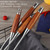 304 Stainless Steel Wooden Handle Kitchenware Kitchen Equipment, Style: Rice Spoon