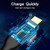QGeeM QG-CC03 Type-C to Type-C USB3.1 Data Cable, Length: 1.8m(Black)