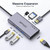 QGeeM 7 In 1 Multifunctional USB3.0 TYPE-C Extension HUB Adapter(QG-UH07-3 V1)