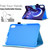 For iPad mini 6 Sewing Pen Slot Leather Tablet Case(Night Wolf)