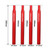 FMFXTR Aluminum Alloy Mountain Bike Extended Seat Post, Specification:28.6x350mm(Blue)