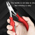 3 PCS Stainless Steel Nail Clippers Olecranon Dead Skin Pliers Set(Blue ABS Handle)