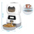 Button Style 3.5L Elf Pet Feeder Automatic Feeder(With UK Power Supply)