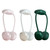 F08 Aluminum Alloy Bladeless USB Hanging Neck Fan(White)
