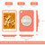 360 Degree Rotation PC + TPU Tablet Case For iPad mini 5 / 4(Coral Orange)