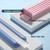 4 in 1 Pencil Eraser Ruler Stationery Box(Transparent Blue Green)