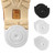 2 Pairs Sole Wear-Resistant Rubber Cuttable Sports Anti-Slip Sticker, Size: No.0 40 Yards(White)