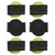 5 Pairs Thin Foot Pad Flat Foot Bow Insole(Green Black) 5 Pairs Thin Foot Pad Flat Foot Bow Insole(Green Black)