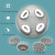 Electric Silicone Contacts Head Massager, Specification: English(White)