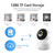 ESCAM PT200 HD 1080P Dual-band WiFi IP Camera, Support Night Vision / Motion Detection / Auto Tracking / TF Card / Two-way Audio, UK Plug