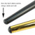 LH-ZT-0001 Cone Round Tube Furniture Support Legs, Style: Oblique Cone Height 15cm(Matte Black)