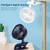 F601 Multifunctional Clip-on Electric Fan with LED Display (Blue)