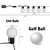 G40 Bulb Bluetooth Smart RGB String Lights Outdoor Decoration, Spec: 10m 50 LEDs-EU Plug