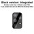 imak Integrated Rear Camera Lens Tempered Glass Film with Lens Cap Black Version For Samsung Galaxy A73