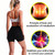 Women High Waist Breasted Hip Lifting Pants With Pocket, Color: PU Blue 9-point, Size: XXL