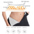 Women High Waist Breasted Hip Lifting Pants With Pocket, Color: PU Blue 9-point, Size: XXL