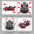 RD158-2 2.4G Four-Wheel Drive Horizontal Spray Remote Control Car(F1 Red)