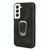 Ring Holder PU Phone Case For Samsung Galaxy S22+ 5G(Black)