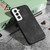 Ring Holder PU Phone Case For Samsung Galaxy S22+ 5G(Black)