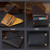 18K-120 Leather Bank Card Storage Bag Card Holder(Yellow brown mad horse)