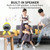 YG220 Same Screen Version Children Projector Mini LED Portable Home Speaker Projector, Plug Type:US Plug(Yellow)