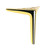 LH-XY-0010 Sofa Cabinet Metal Leg Furniture Leg, Height: 12cm(Titanium)