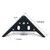 LH-XY-0010 Sofa Cabinet Metal Leg Furniture Leg, Height: 12cm(Titanium)