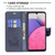 For Samsung Galaxy A33 5G Two Butterflies Embossing Leather Phone Case(Blue)