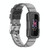 For Fitbit inspire 2 Transparent Silicone Integrated Watch Band(Transparent Pink)