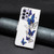 For Samsung Galaxy A73 5G Colored Drawing Leather Phone Case(Butterflies)