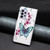 For Samsung Galaxy A33 5G Colored Drawing Leather Phone Case(Peach Blossom Butterfly)