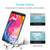 50 PCS 0.26mm 9H 2.5D Tempered Glass Film For Itel A56