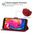 Leather Phone Case For Itel A56(Red)