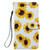 For Samsung Galaxy A13 Painted Pattern Horizontal Flip Leather Phone Case(Sunflower)