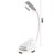 8027-1  9 LEDs Reading Lamp Music Score Clip Light(White)