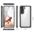 For Samsung Galaxy S22 5G RedPepper Transparent Dot Shockproof Waterproof PC + TPU Phone Case(Black)