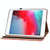 Color Weave Smart Leather Tablet Case For iPad mini 5 / 4 / 3 / 2 / 1(Rose Red)