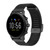 For Huawei Watch 3 Pro Milan Metal Steel Mesh Buckle Watch Band(Black)