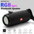 T&G TG537 RGB Light Portable Waterproof Bluetooth Speaker Supports FM / TF Card(Green)