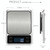 Stainless Steel Food Baking Scale Small Bench Scale Kitchen Electronic Scale English 3kg/0.1g