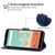 Leather Phone Case For Wiko View Go(Blue)